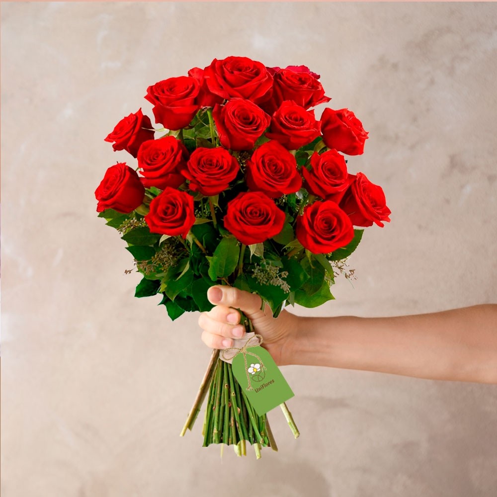 Buquê Tradition com 18 Rosas Vermelhas | Uniflores