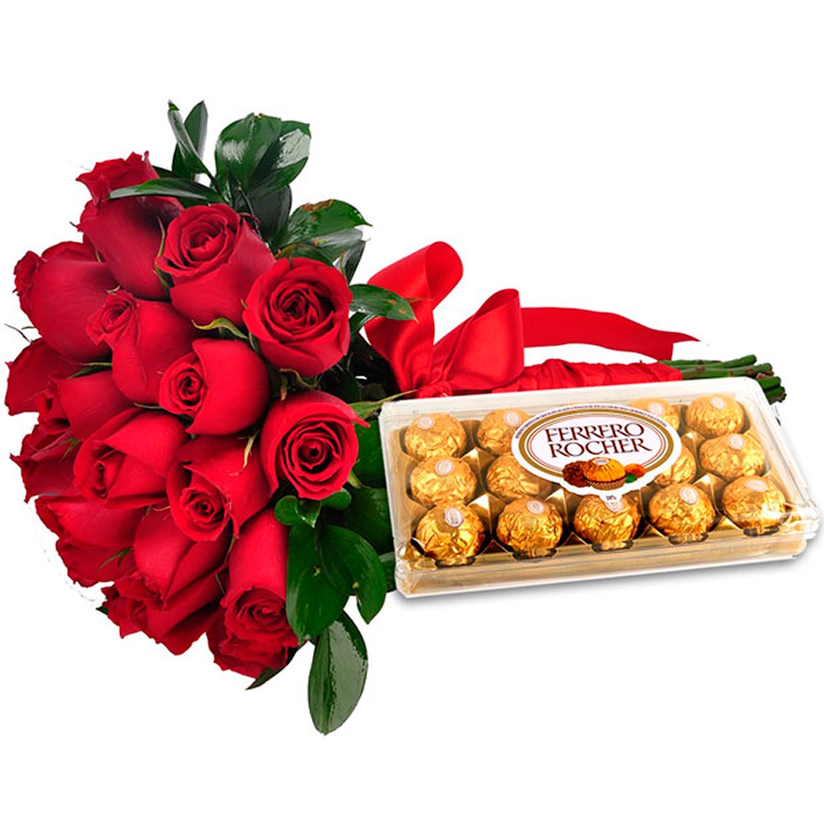 Rosas com chocolate - Doce amor